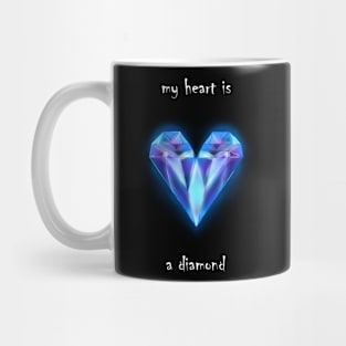 heart diamond Mug